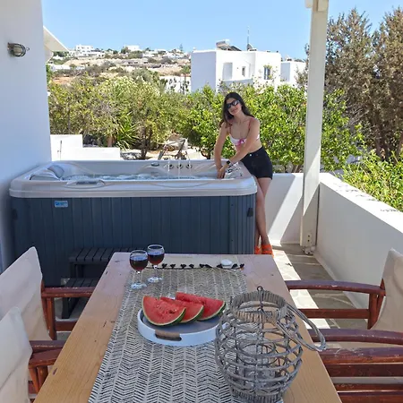 Salty 2br Sea View Naxos - Glyfada Lägenhet *